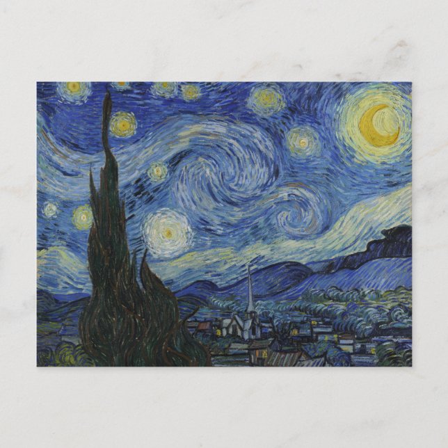 Die Starry Night Postcard Postkarte (Vorderseite)