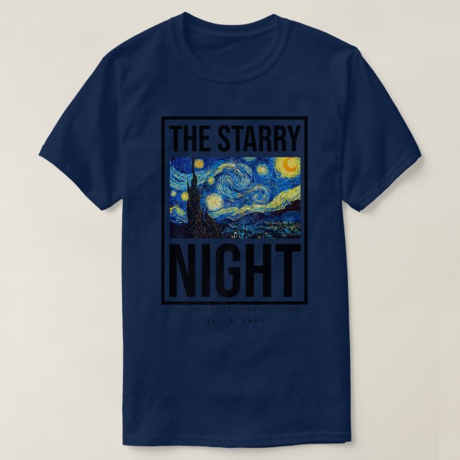 Die Starry Night Tee Shirts, Cooler Vincent Van Go (Design vorne)
