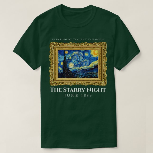Die Starry Night Tee Shirts, Cooler Vincent Van Go (Design vorne)