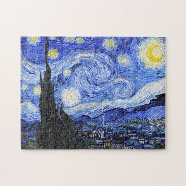 Die Starry Night Van Gogh Puzzle (Horizontal)