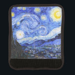 Die Starry Night von Van Gogh Gepräckgriffwickel<br><div class="desc">Das Ölgemälde des niederländischen Meisters Vincent Van Gogh (1853-1890), wahrscheinlich sein berühmtestes Gemälde, malte Van Gogh 1889 aus dem Gedächtnis die "Starry Night", während er sich in einem Asyl in Frankreich aufhielt, wo er sich auf Depressionen einließ.Die Szene zeigt den Blick aus seinem Schlafzimmerfenster. In dem Gemälde befinden sich der...</div>
