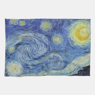 Die Starry Night von Van Gogh Geschirrtuch