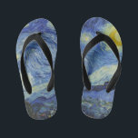 Die Starry Night von Van Gogh Kinderbadesandalen<br><div class="desc">Die Starry Night von Van Gogh. 
Bitte besuchen Sie meinen Laden für interessanteres Design und mehr Farbwahl => zazzle.com/iwheels*</div>
