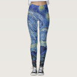 Die Starry Night von Van Gogh Leggings<br><div class="desc">Die Starry Night von Van Gogh. Bitte besuchen Sie meinen Laden für mehr interessantes Design und mehr Farbwahl. => zazzle.com/iwheels*</div>