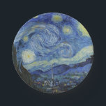 Die Starry Night von Van Gogh Pappteller<br><div class="desc">Die Starry Night von Van Gogh. 
Bitte besuchen Sie meinen Laden für interessanteres Design und mehr Farbwahl => zazzle.com/iwheels*</div>