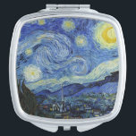 Die Starry Night von Van Gogh Taschenspiegel<br><div class="desc">Die Starry Night von Van Gogh.
 Bitte besuchen Sie meinen Laden für interessanteres Design und mehr Farbwahl => zazzle.com/iwheels</div>