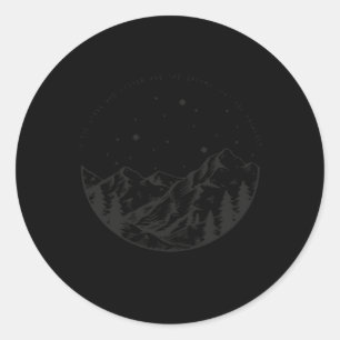 Die Stars, die zuhören und die Träume, die es zu e Runder Aufkleber