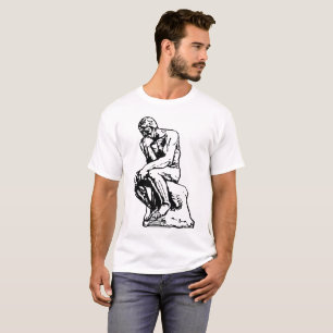 Die Statue des Denkers, Inspiriert von Rodin T-Shirt