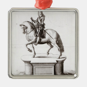 Die Statue von König Charles an Charing Kreuz Ornament Aus Metall