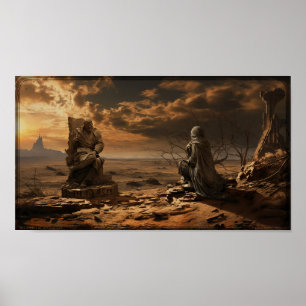 "Die Statue von Ozymandias" Poster