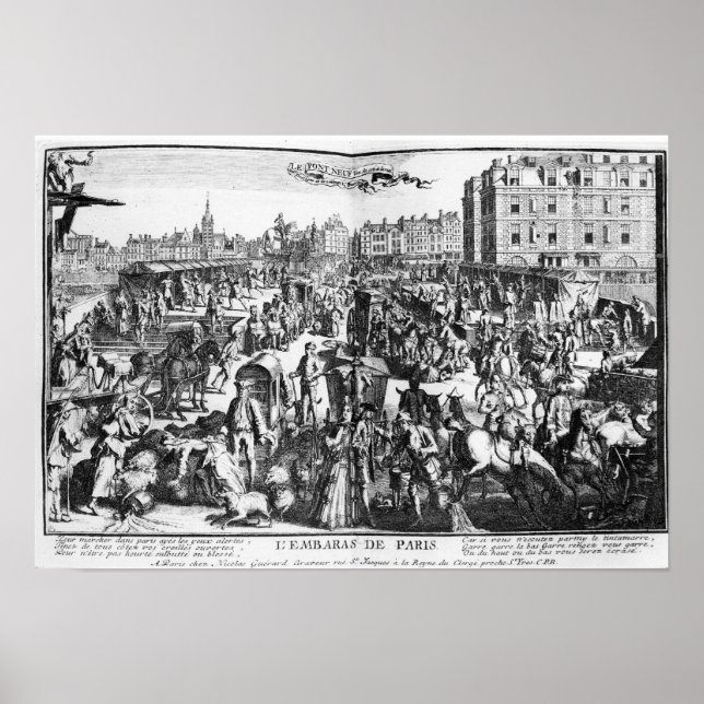 Die Staus in Paris Poster (Vorne)