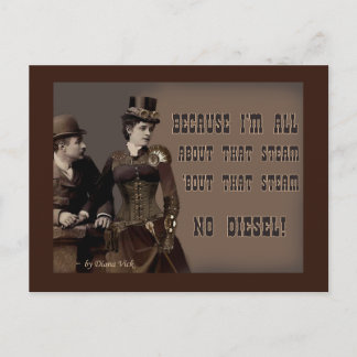 Die Steampostkarte Postkarte