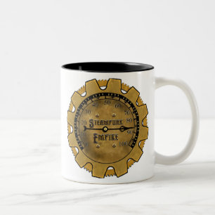 Die Steampunk Reich-Tasse Zweifarbige Tasse