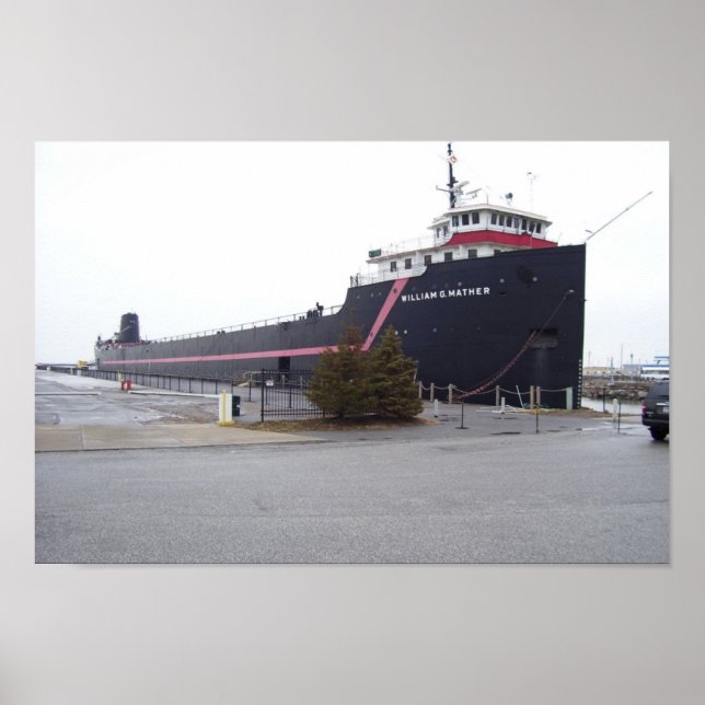 Die Steamship William G. Mather Poster (Vorne)