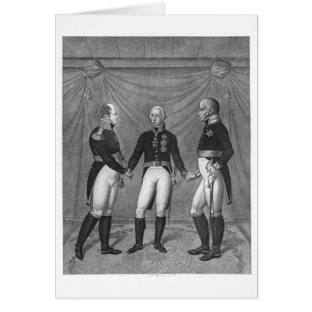 Die Stechpalme Alliance, 1815 (Vorne)