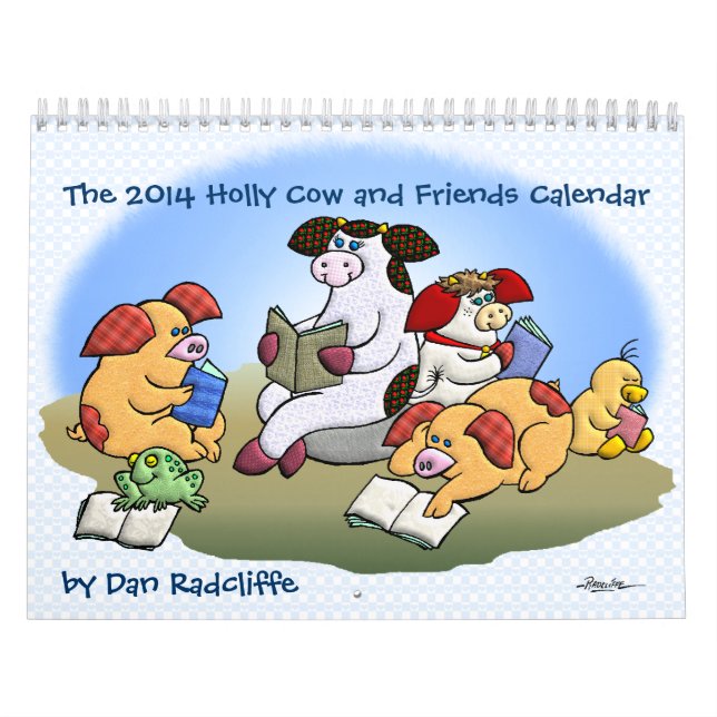 Die Stechpalmen-Kuh 2014 und Freund-Kalender Kalender (Titelbild)