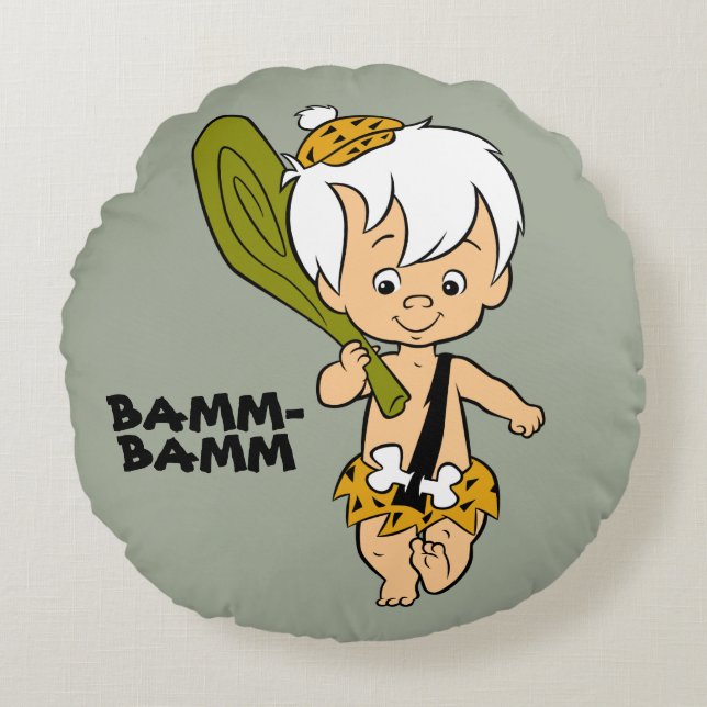 Die Steine | Bamm-Bamm Rubble Rundes Kissen (Vorderseite)
