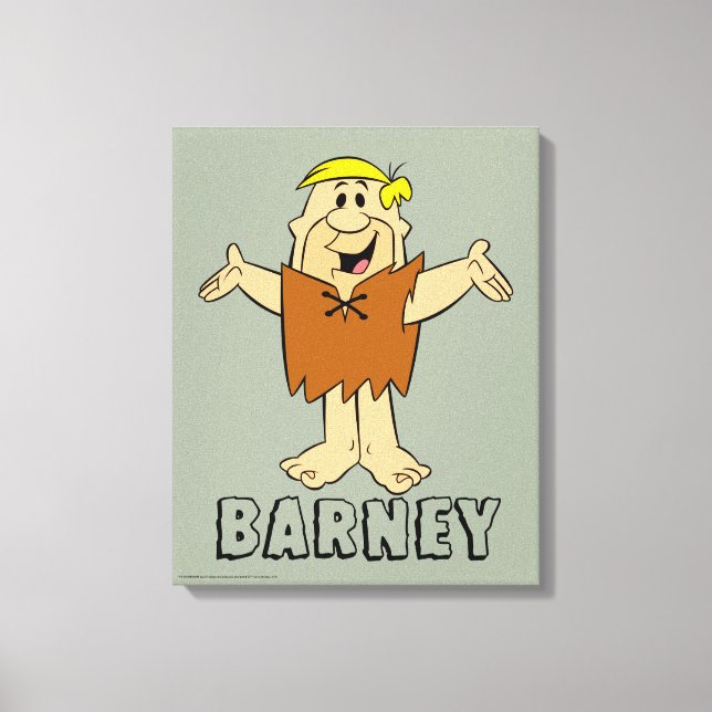 Die Steine | Barney Rubble Leinwanddruck (Vorderseite)