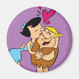 Die Steine   Betty Kissing Barney Magnet