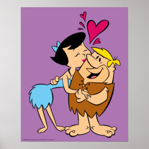 Die Steine   Betty Kissing Barney Poster