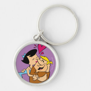Die Steine Betty Kissing Barney Schlüsselanhänger
