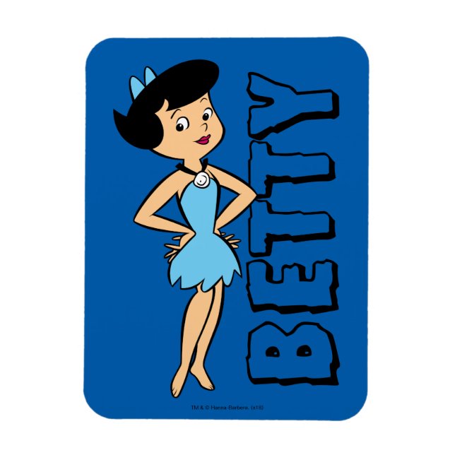 Die Steine | Betty Rubble Magnet (Vertikal)