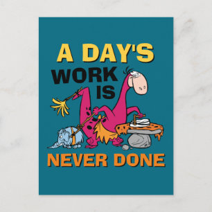 Die Steine Dino Reinigungshaus Einladungspostkarte