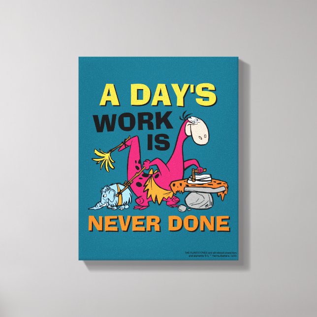 Die Steine | Dino Reinigungshaus Leinwanddruck (Vorderseite)