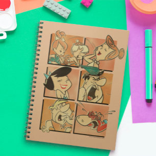 Die Steine   Flintstones & Rubbles Comic Notizblock