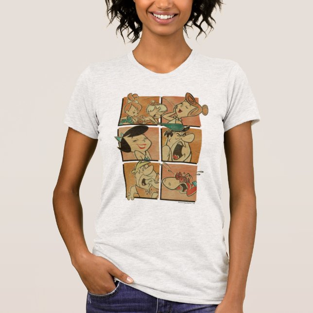 Die Steine | Flintstones & Rubbles Comic T-Shirt (Vorderseite)