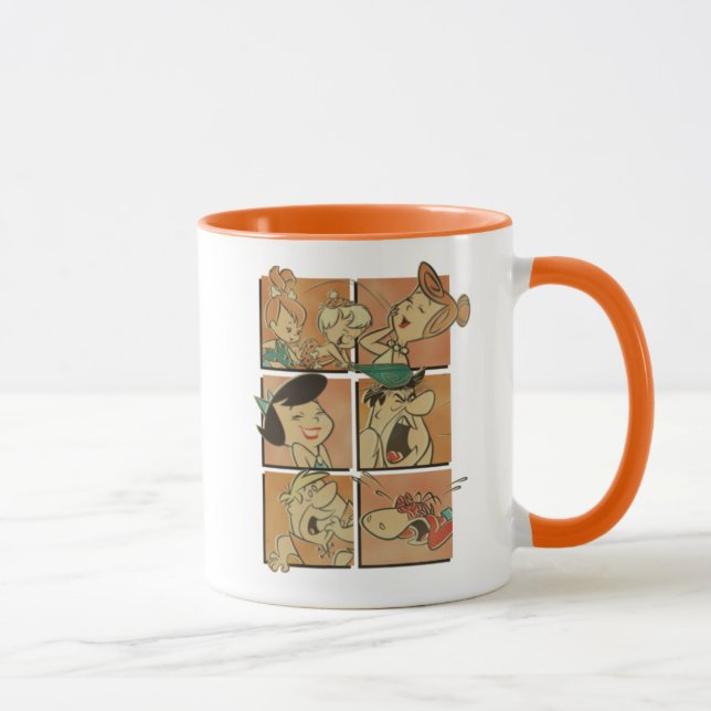 Die Steine | Flintstones & Rubbles Comic Tasse (Rechts)