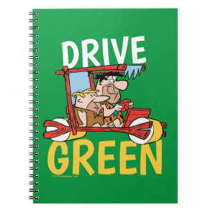 Die Steine  Fred & Barney - Green fahren Notizblock