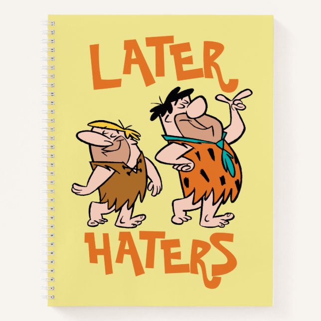 Die Steine | Fred & Barney - Spater Haters Notizbuch (Vorderseite)