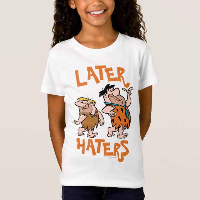 Die Steine | Fred & Barney - Spater Haters T-Shirt (Vorderseite)