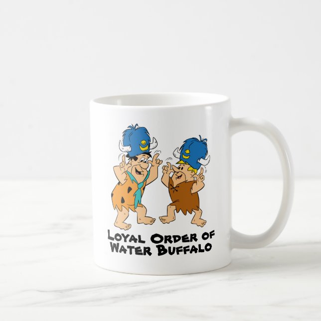 Die Steine | Fred & Barney Water Buffalos Kaffeetasse (Rechts)