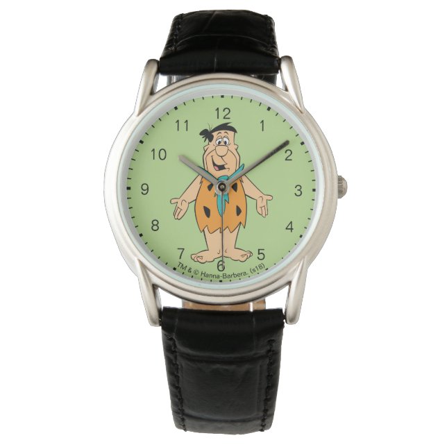 Die Steine | Fred Flintstone Armbanduhr (Vorderseite)
