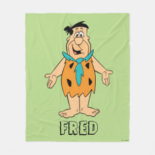 Die Steine   Fred Flintstone Fleecedecke