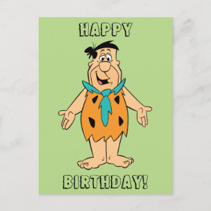 Die Steine   Fred Flintstone Postkarte