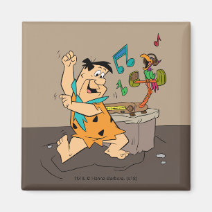 Die Steine   Fred Flintstone tanzen Magnet