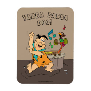 Die Steine   Fred Flintstone tanzen Magnet