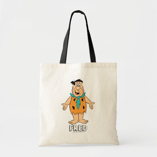 Die Steine | Fred Flintstone Tragetasche (Vorne)