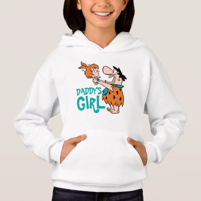 Die Steine | Fred & Pebbles - Daddy's Girl Hoodie (Vorderseite)