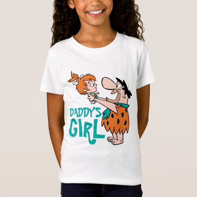 Die Steine | Fred & Pebbles - Daddy's Girl T-Shirt (Vorderseite)