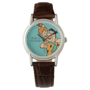 Die Steine   Fred & Pebbles Flintstone Armbanduhr