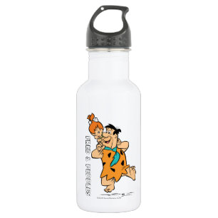 Die Steine Fred & Pebbles Flintstone Edelstahlflasche