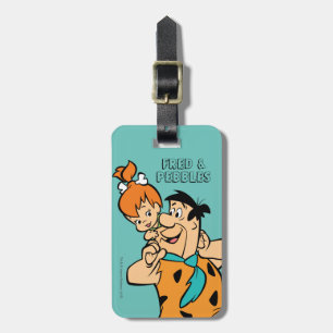 Die Steine Fred & Pebbles Flintstone Gepäckanhänger