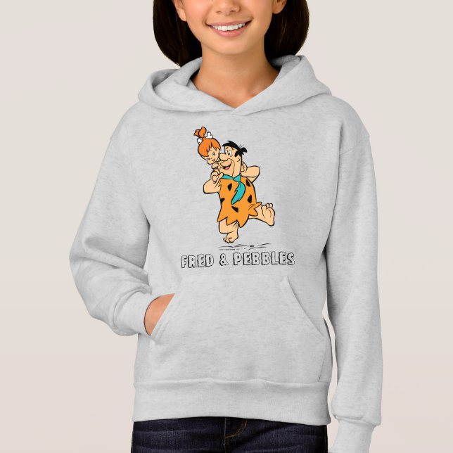 Die Steine | Fred & Pebbles Flintstone Hoodie (Vorderseite)