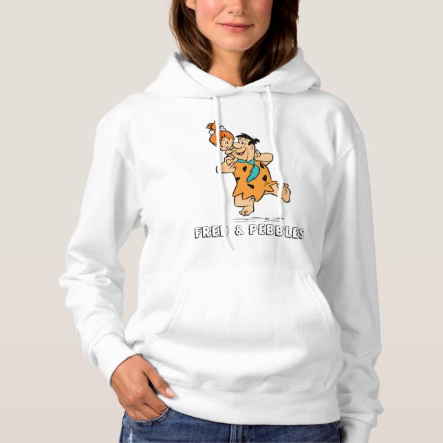 Die Steine | Fred & Pebbles Flintstone Hoodie (Vorderseite)