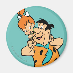 Die Steine   Fred & Pebbles Flintstone Magnet