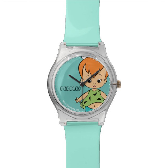 Die Steine | Kies Flintstone Armbanduhr (Nahaufnahme)